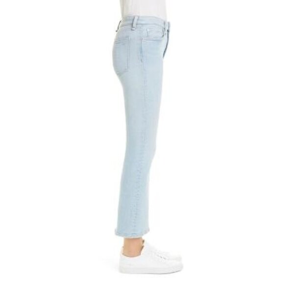 Rag & Bone Womens High Rise Light Wash Cropped Flared Ankle Jeans Sz 30 New - Picture 4 of 12